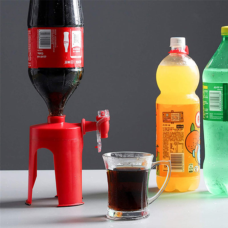 Upside-Down Beverage Dispenser - Soda & Water Jug