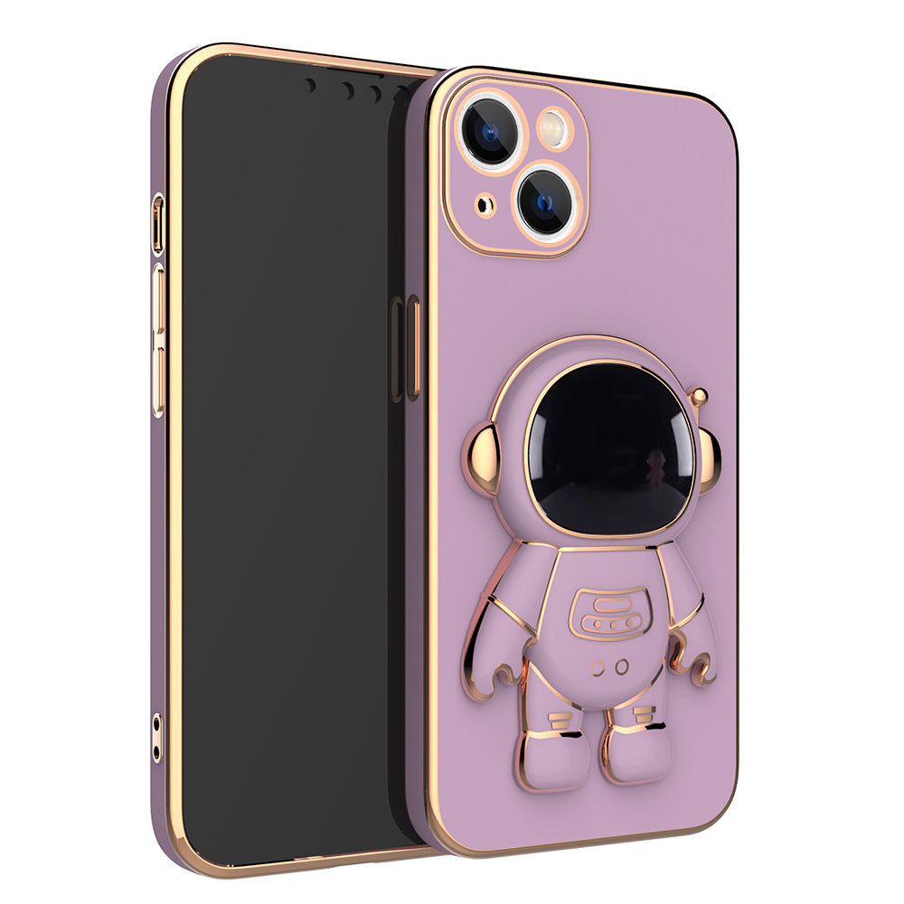 3D Astronaut Phone Case - Anti-Drop & Electroplating Bracket