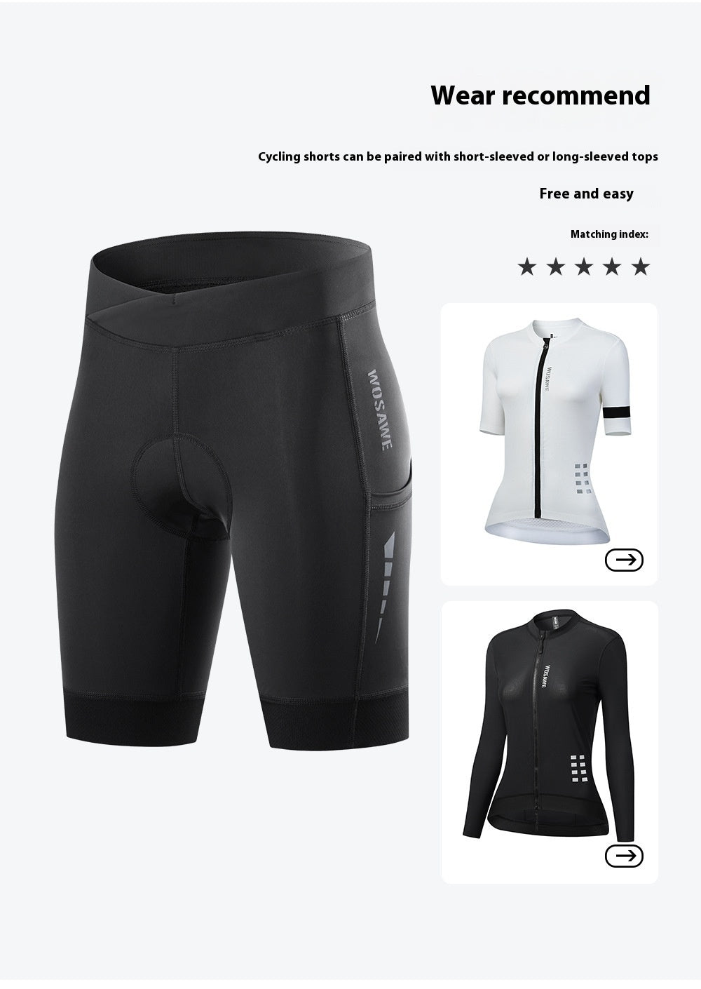 Breathable Silicone Cycling Trousers - Quick-Drying