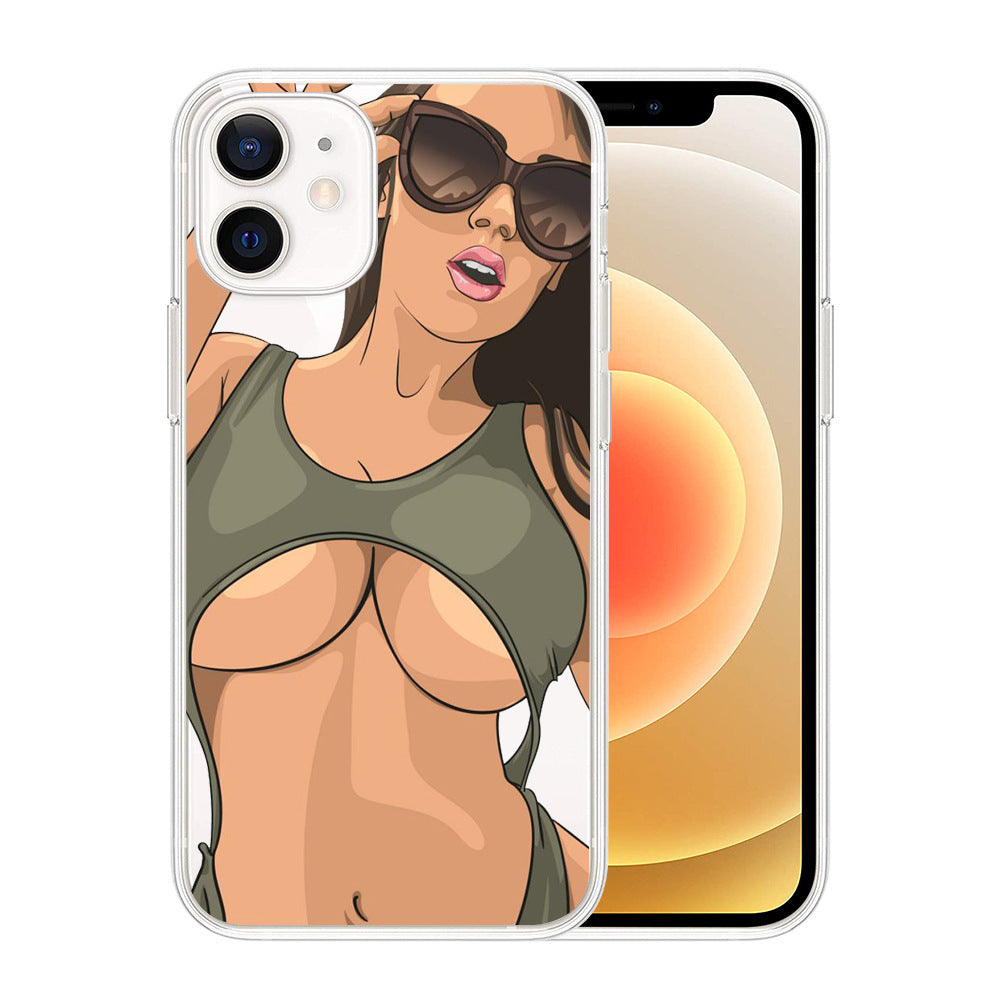 European & American Sexy Beauty Phone Case