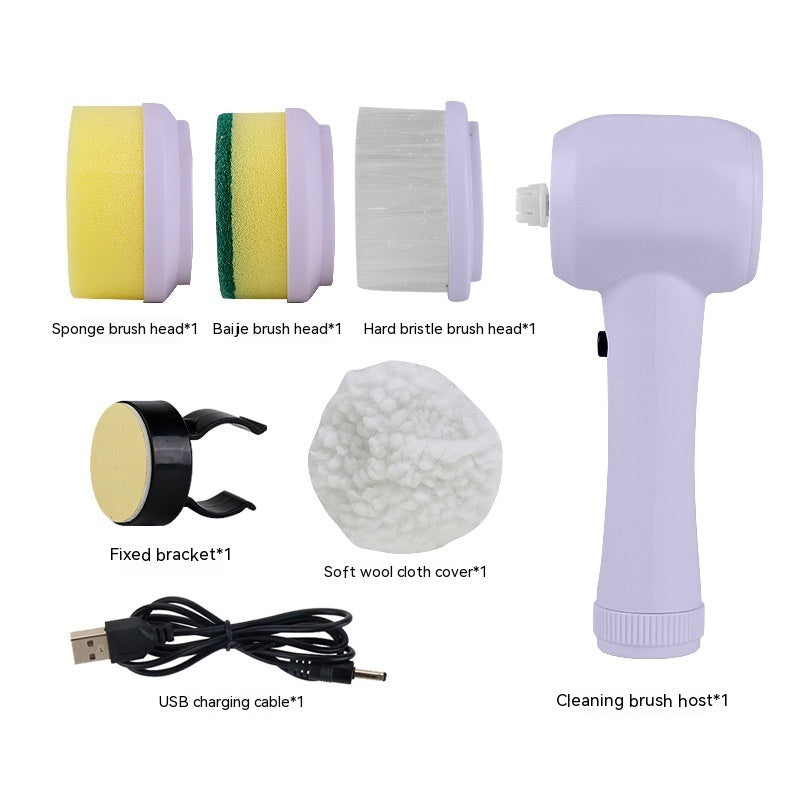 4-in-1 Electric Cleaning Brush - Cordless & Handheld