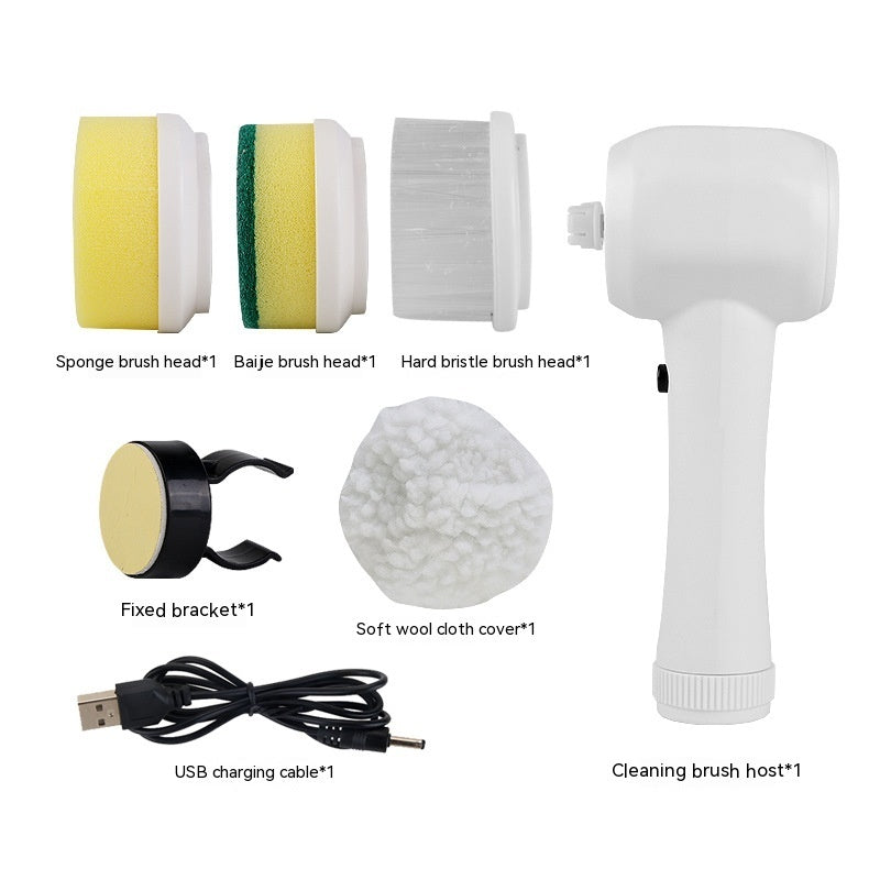 4-in-1 Electric Cleaning Brush - Cordless & Handheld