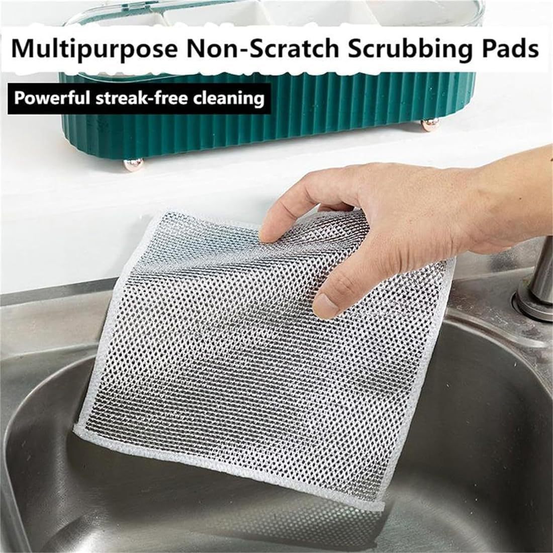 Multifunctional Non-Scratch Wire Dishcloth Kitchen Cleaning Set