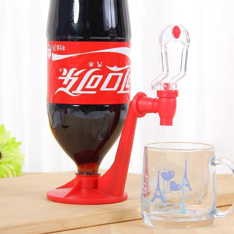 Upside-Down Beverage Dispenser - Soda & Water Jug