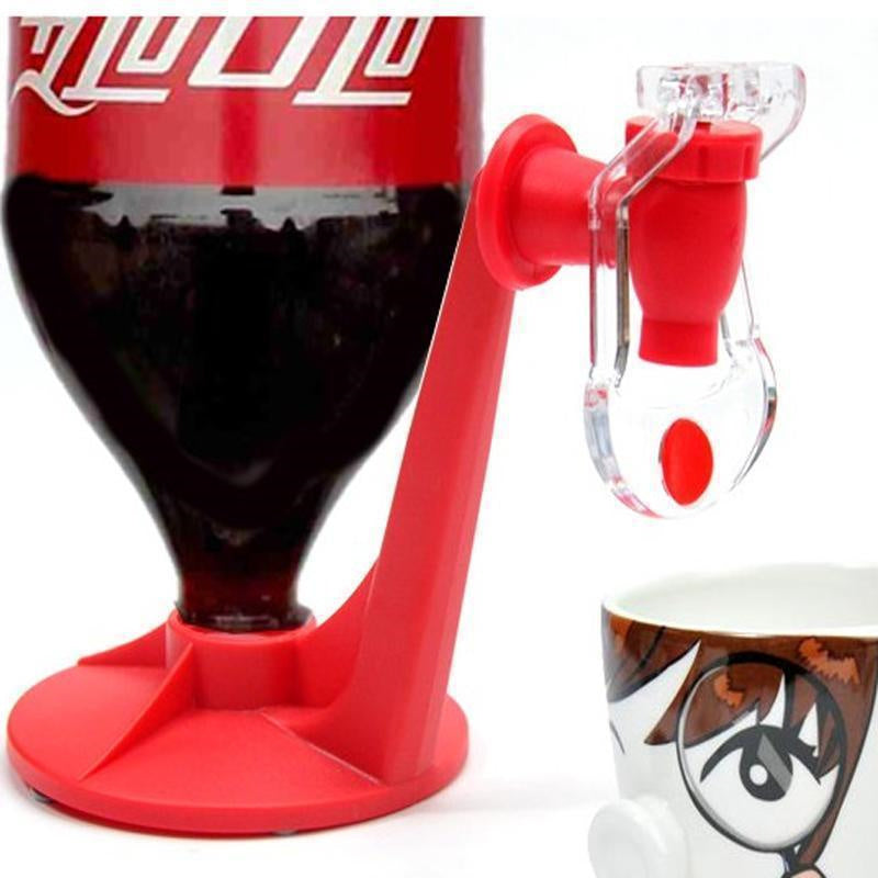 Upside-Down Beverage Dispenser - Soda & Water Jug