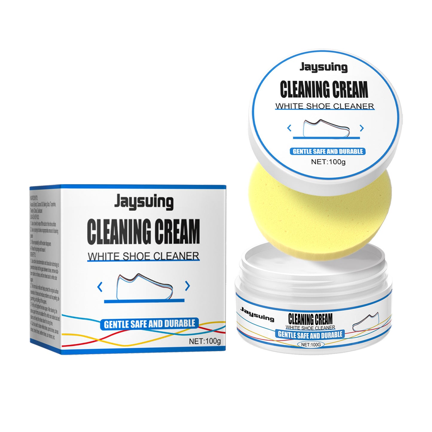 White Shoes Cleansing Cream Decontamination