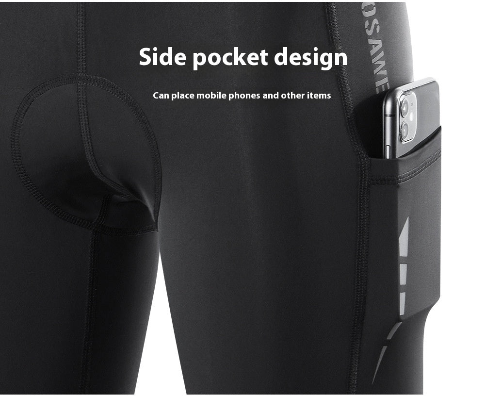 Breathable Silicone Cycling Trousers - Quick-Drying