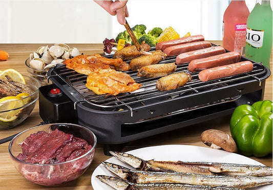 Household Barbecue Electric Oven - Non-Smoking, Carbon Steel