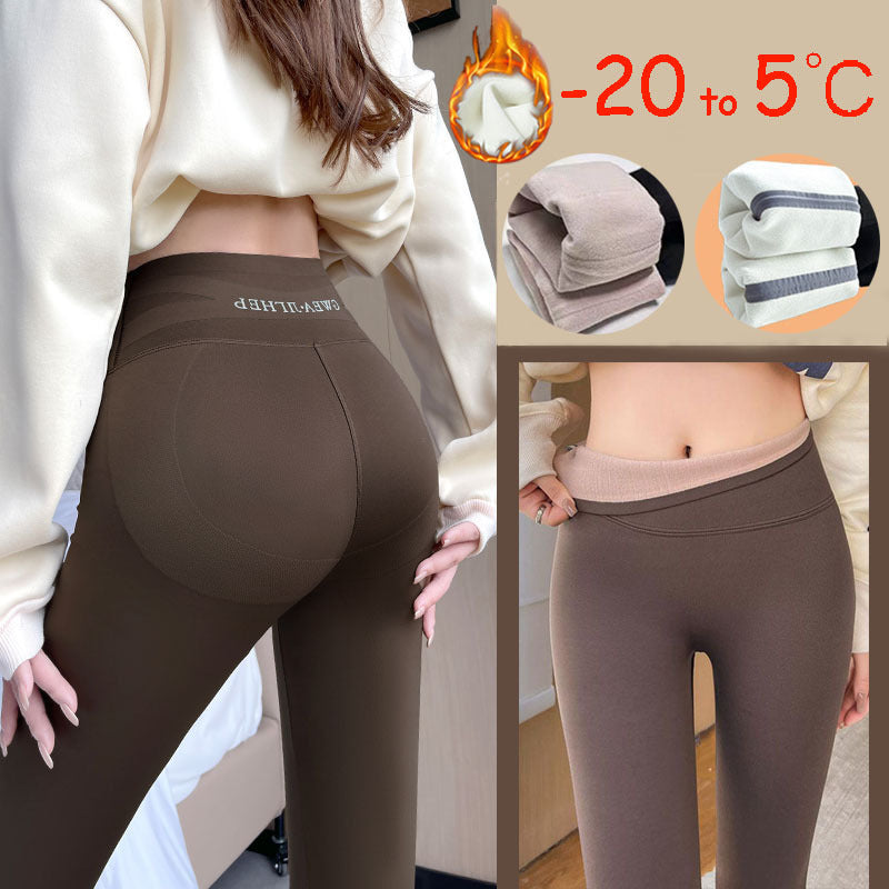 Thickened Fleece Leggings - Winter Shark Pants for Women