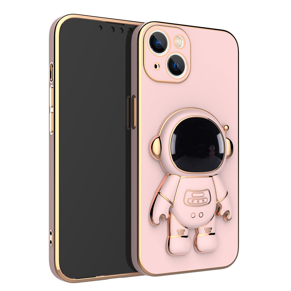 3D Astronaut Phone Case - Anti-Drop & Electroplating Bracket