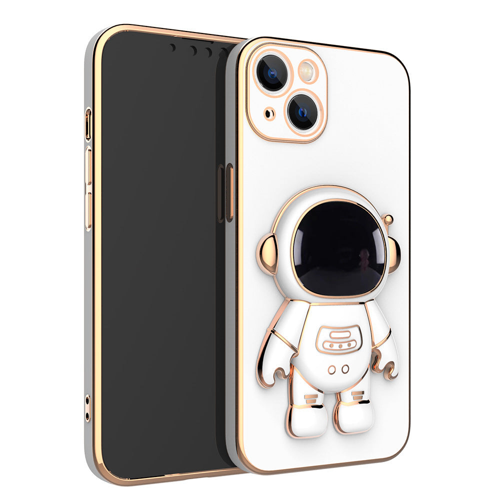 3D Astronaut Phone Case - Anti-Drop & Electroplating Bracket