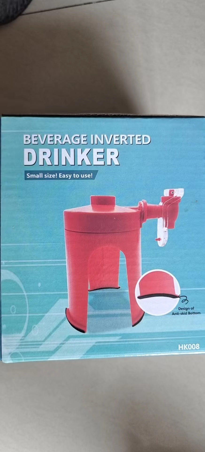 Upside-Down Beverage Dispenser - Soda & Water Jug