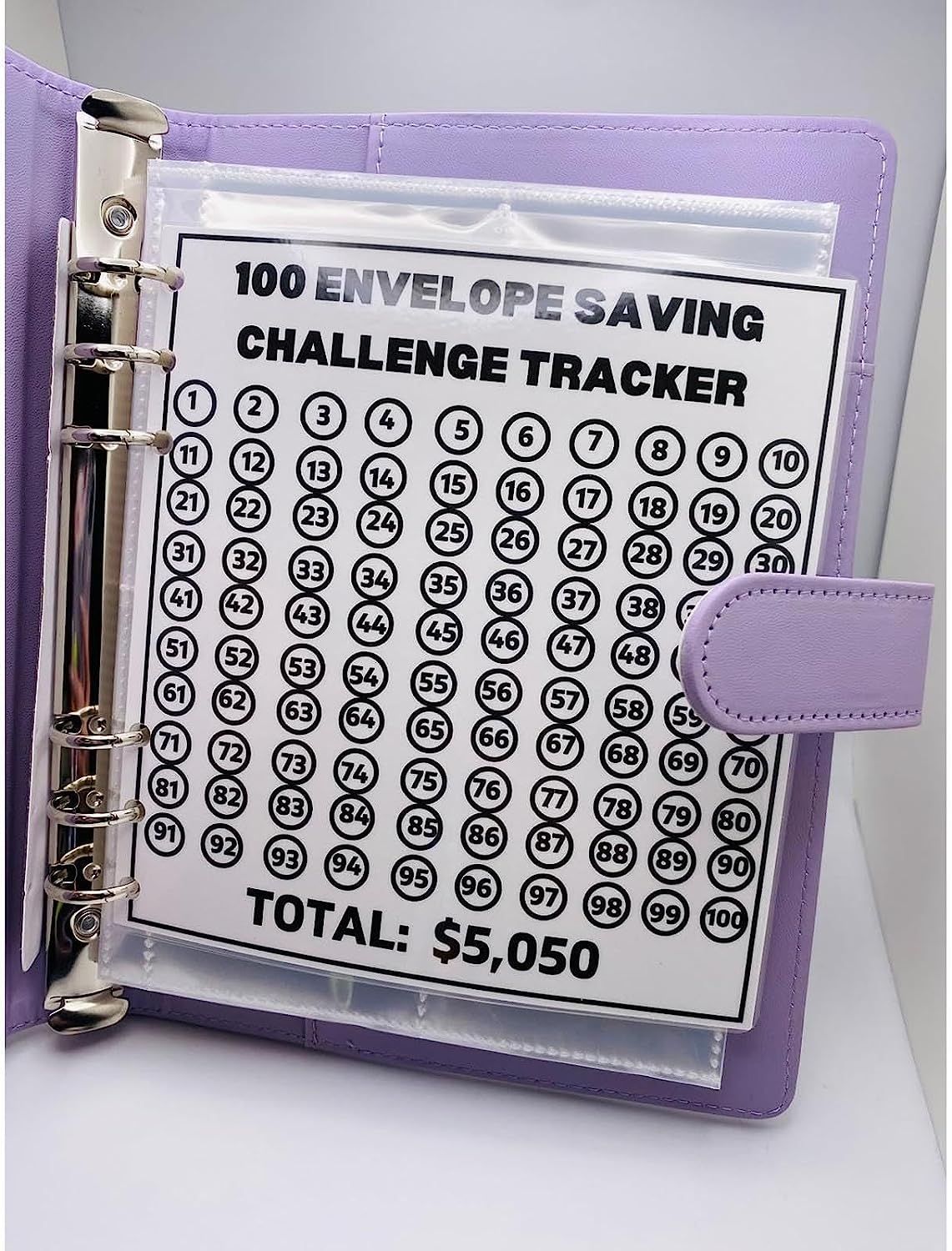 Envelope Challenge Binder