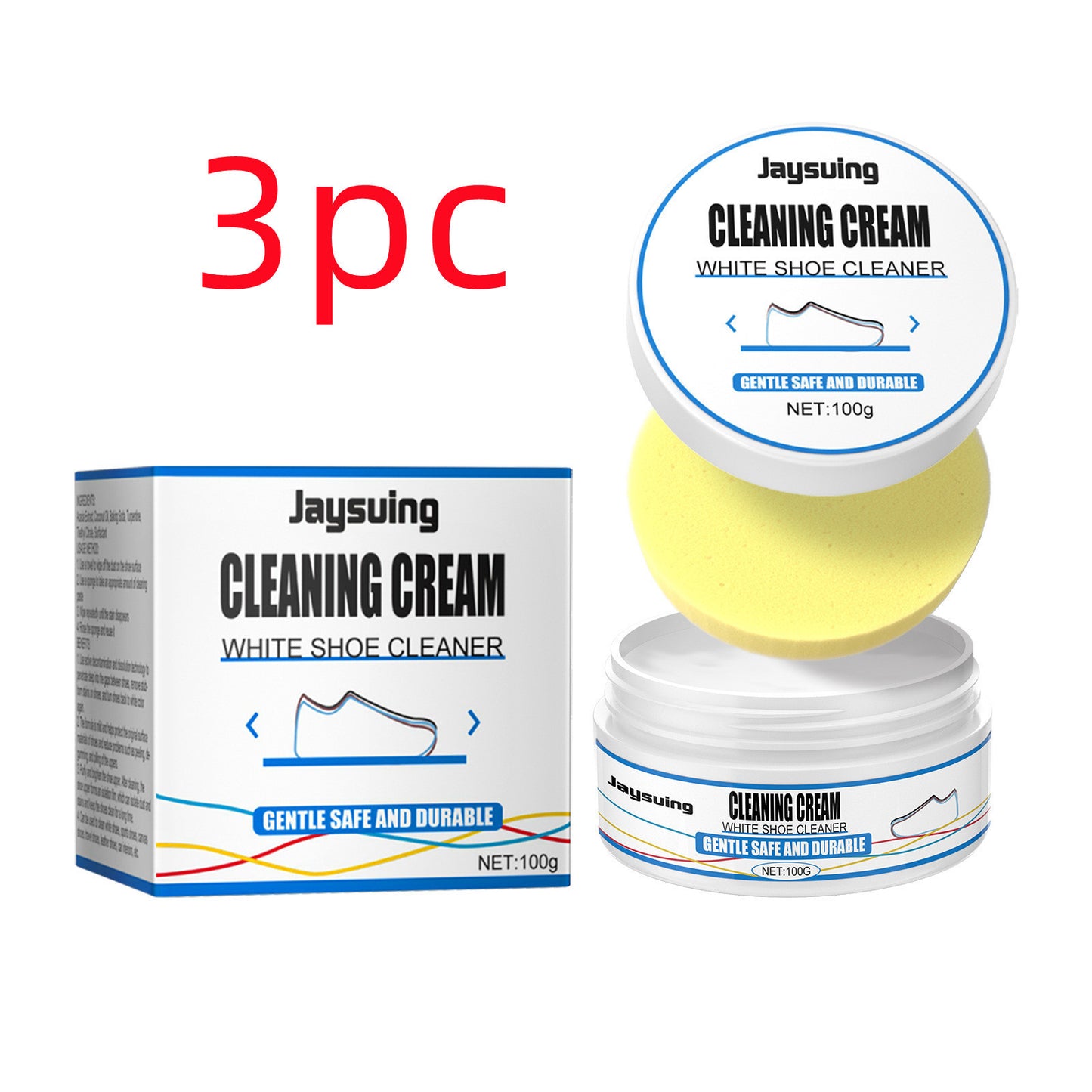 White Shoes Cleansing Cream Decontamination