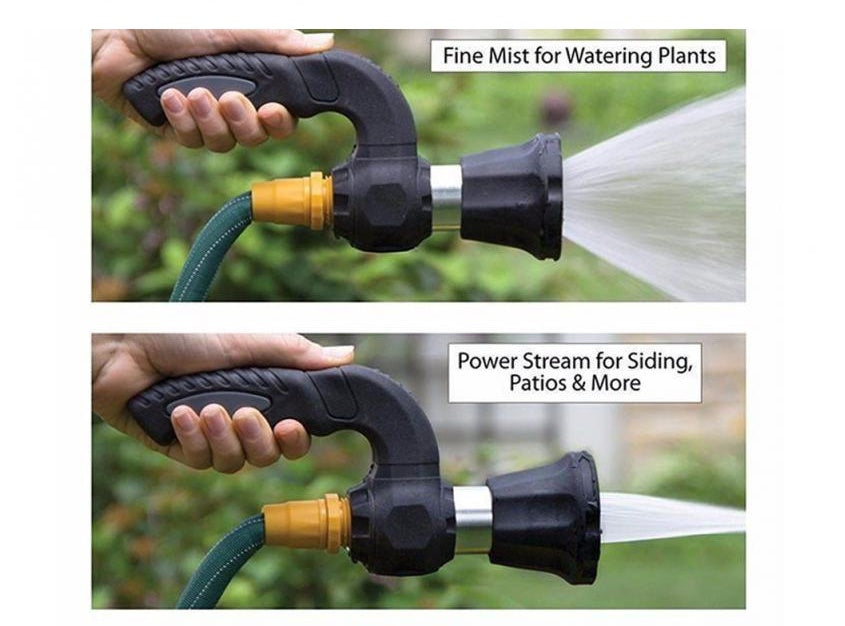 Mighty Power Hose Nozzle - Lawn, Garden & Car Washing