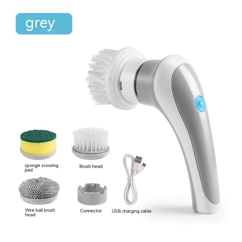 4-in-1 Electric Cleaning Brush - Cordless & Handheld