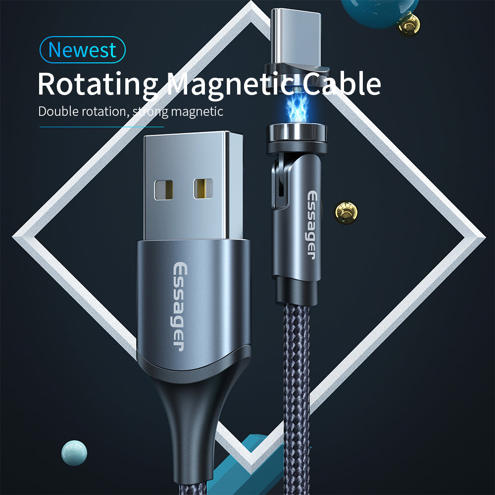 360° Magnetic USB Cable - Fast Charging