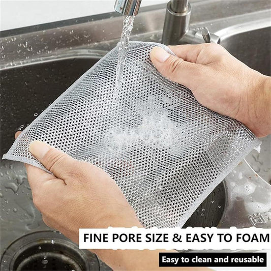 Multifunctional Non-Scratch Wire Dishcloth Kitchen Cleaning Set