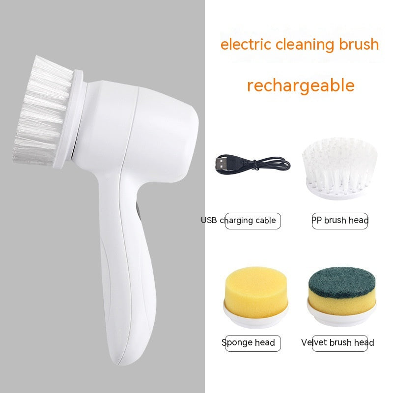 4-in-1 Electric Cleaning Brush - Cordless & Handheld