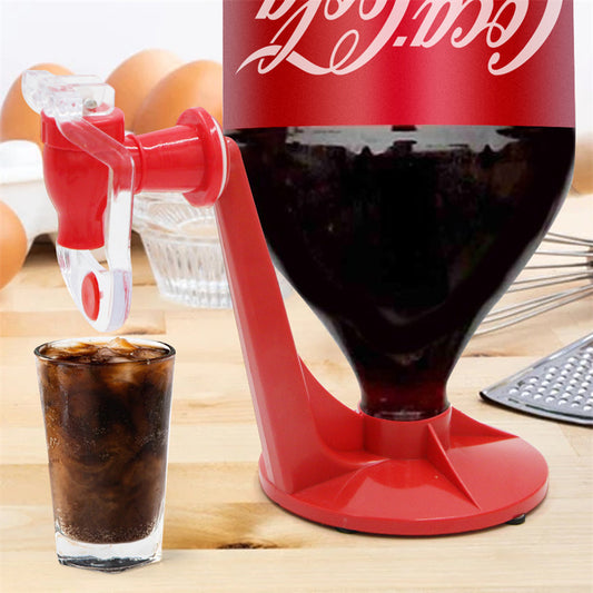 Upside-Down Beverage Dispenser - Soda & Water Jug