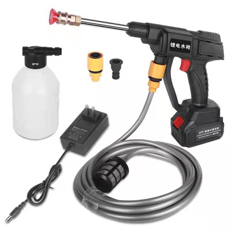 Portable High-Pressure Car Wash - Wireless Electric Water Gun