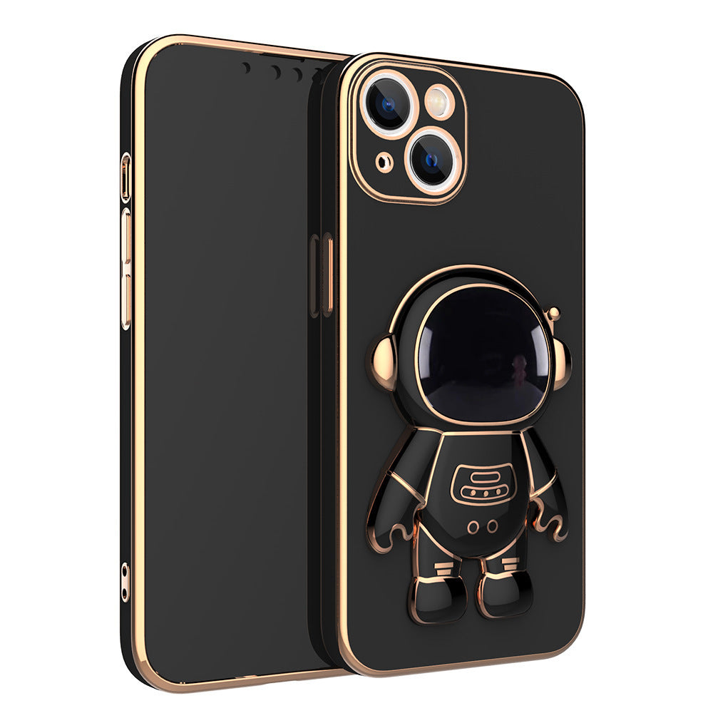 3D Astronaut Phone Case - Anti-Drop & Electroplating Bracket