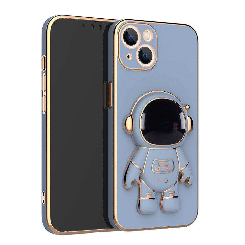 3D Astronaut Phone Case - Anti-Drop & Electroplating Bracket