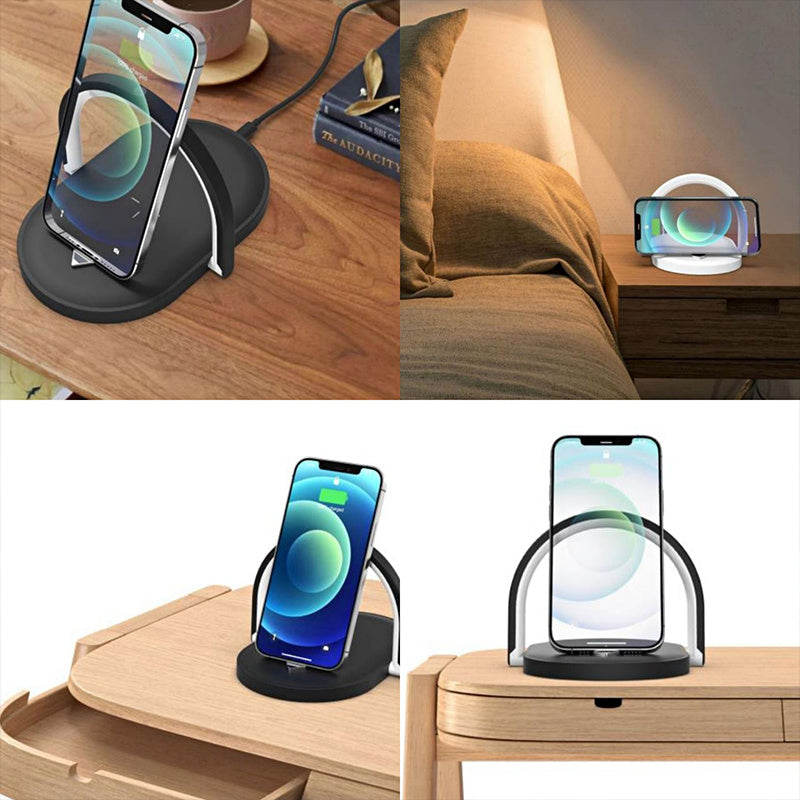 3-in-1 Wireless Charger & Lamp