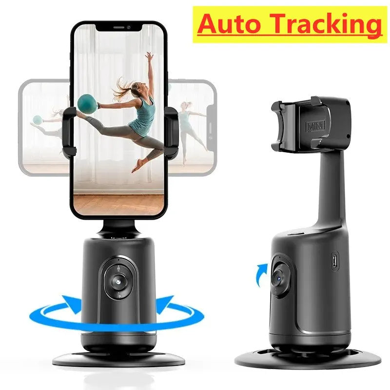 360° Auto Face Tracking Gimbal - Smart Phone Holder & Tripod