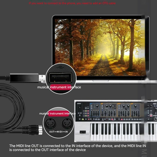 Electronic Keyboard USB Conversion Line